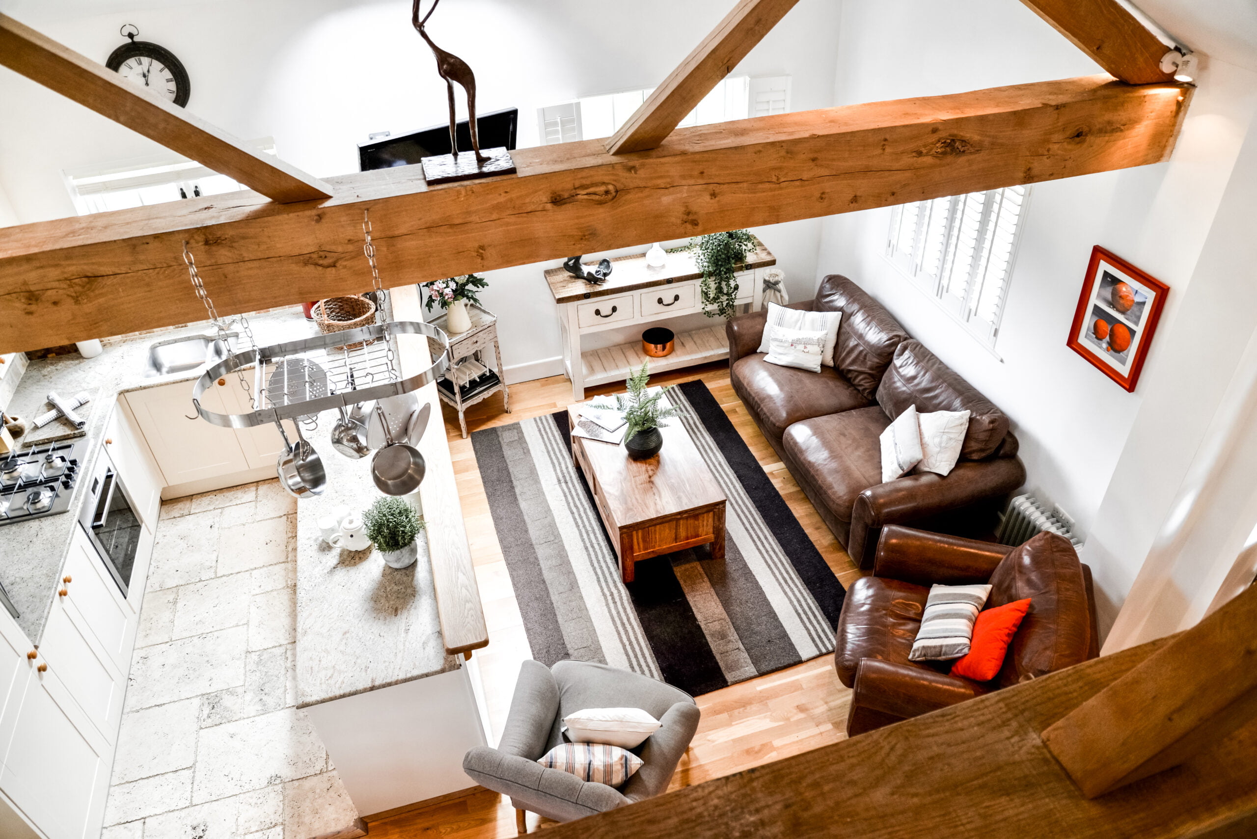 Chichester Cottage - Sitting Room from above